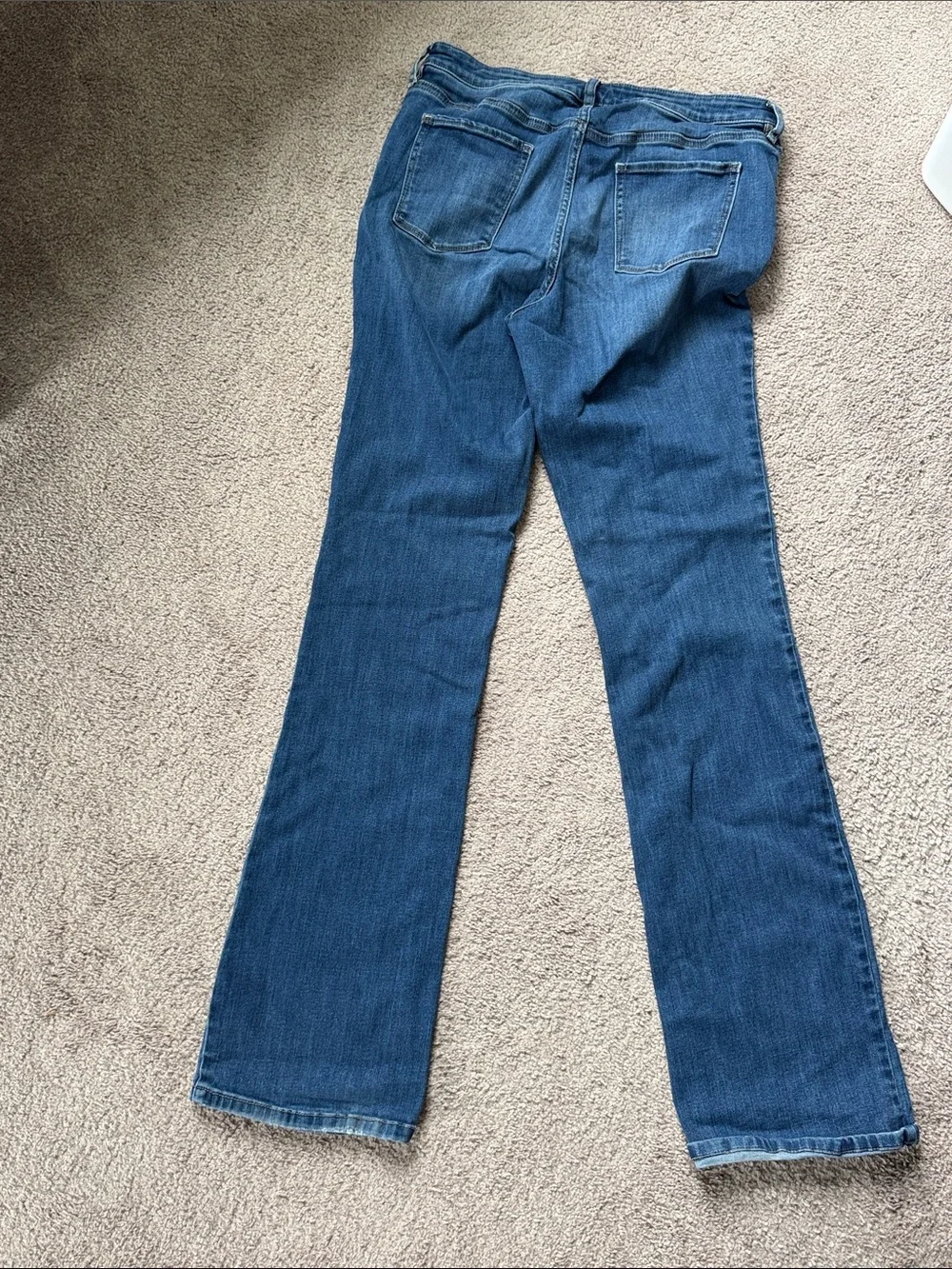 New York & Company Women's Blue Flare Jeans - Picture 3 of 3